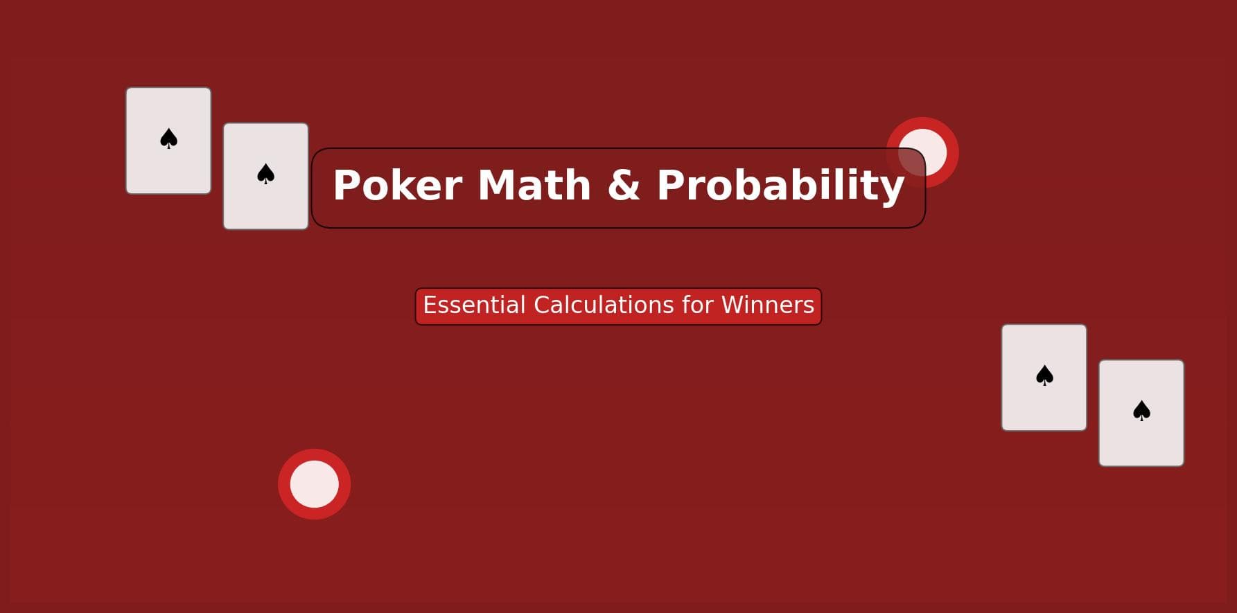 Poker Math & Probability: Essential Calculations for Winning Players