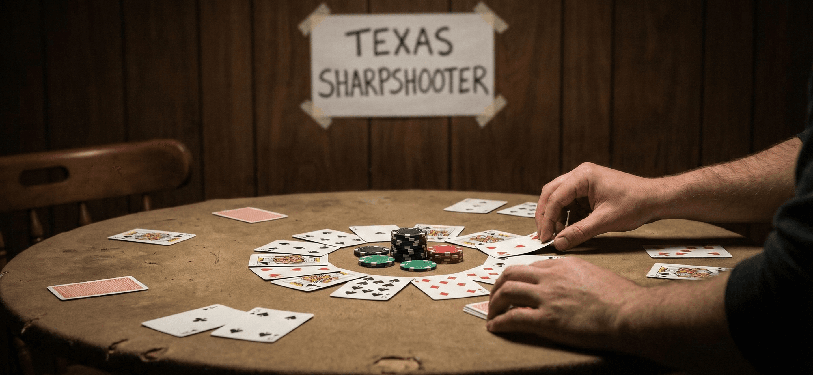 The Texas Sharpshooter Fallacy: How Poker Players Fool Themselves with False Patterns