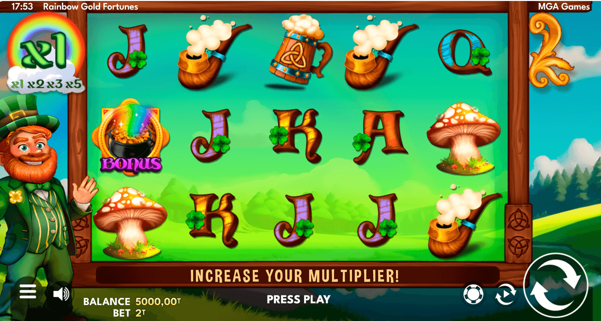 Rainbow Gold Fortunes tonybet casino