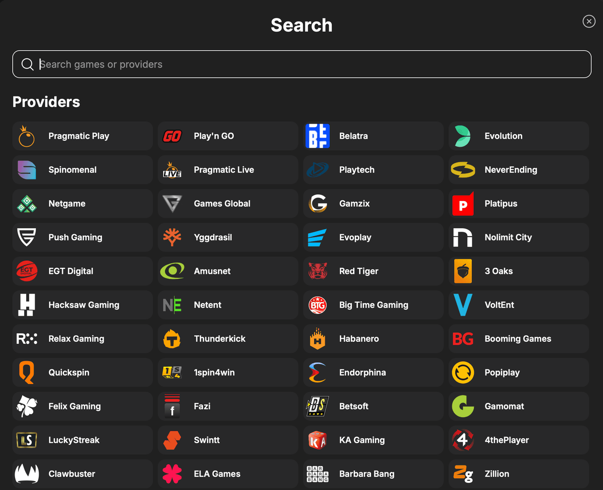 need for spin providers