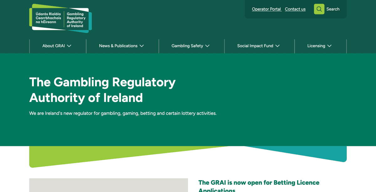GRAI Ireland Gambling Licence Tracker 2026–2027