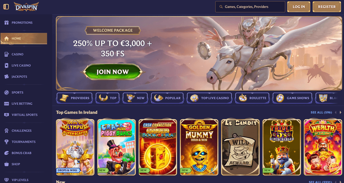 divaspin casino online