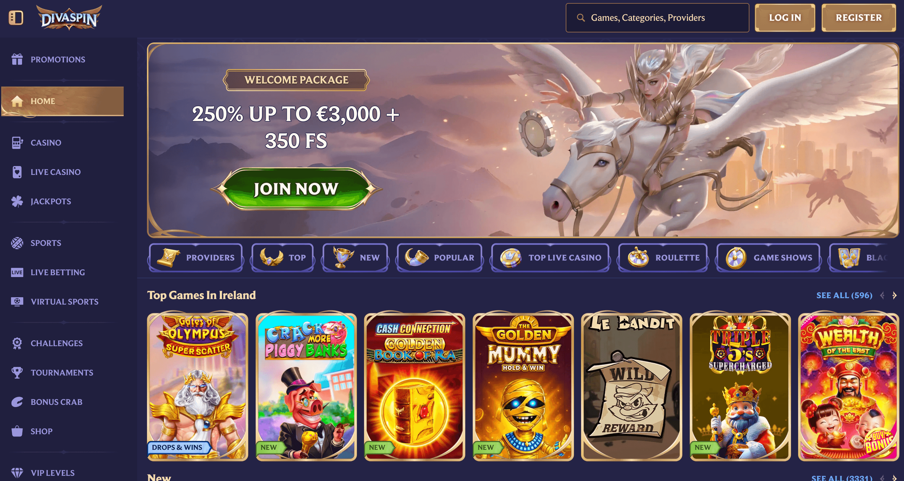 divaspin casino online