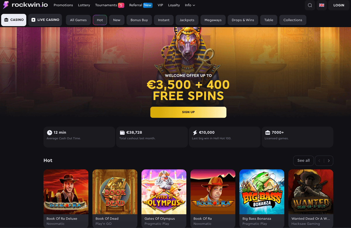 rockwin casino online