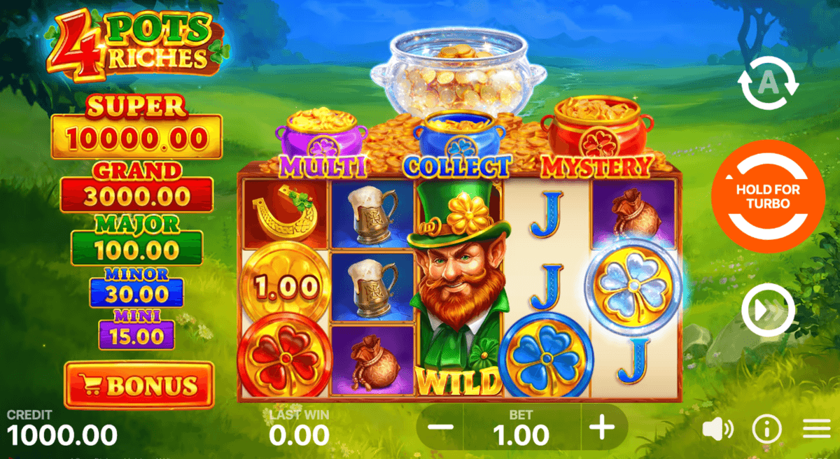 4 pots riches caspero casino