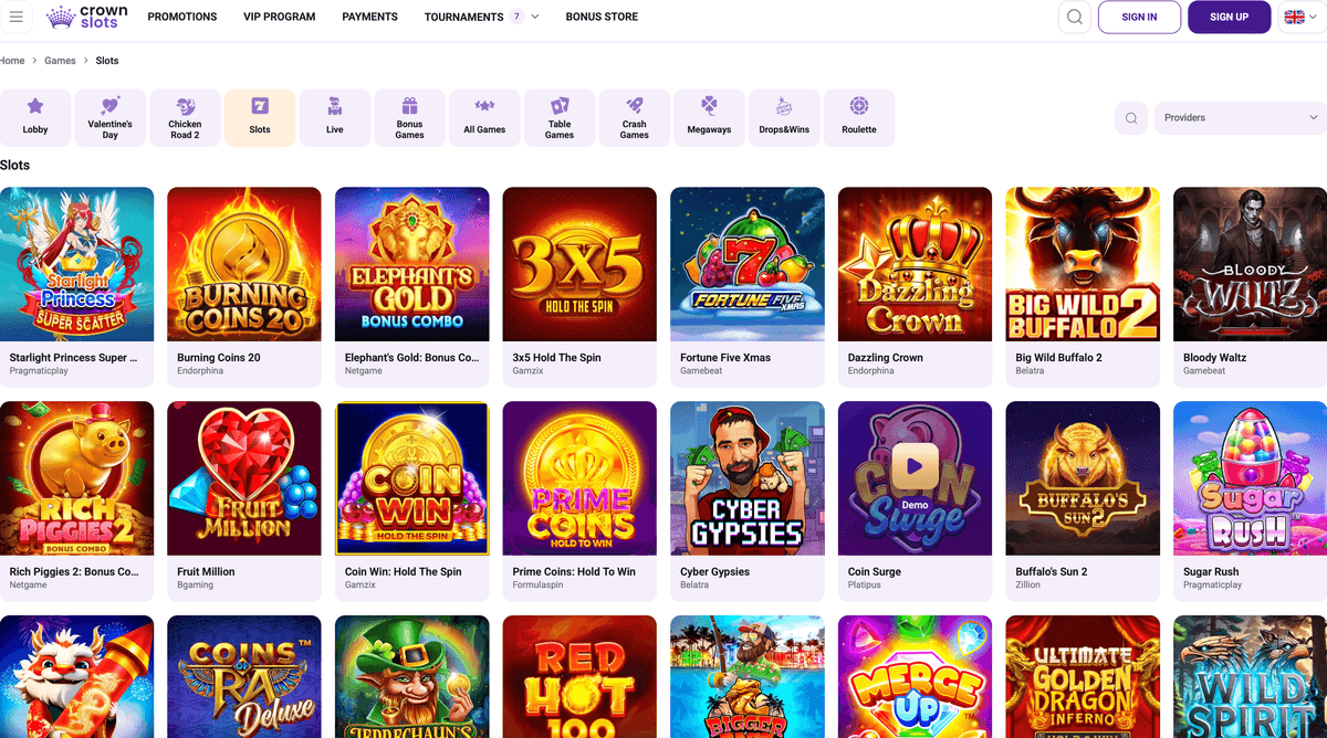 crownslots casino slots