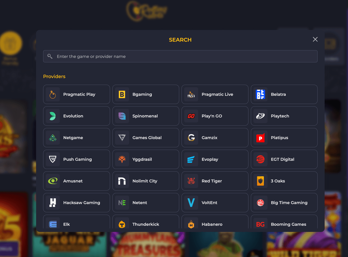 rollingslots casino providers