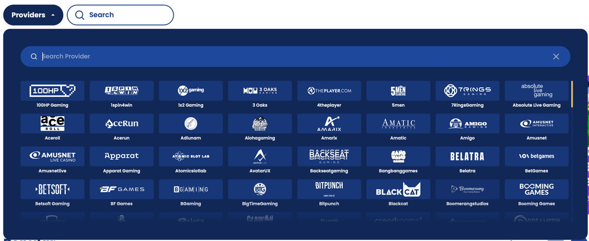 lukki casino online providers