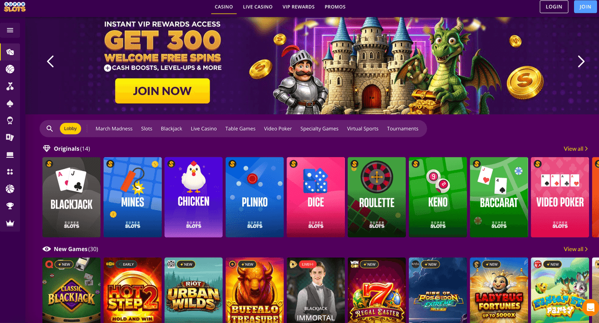 super slots casino online