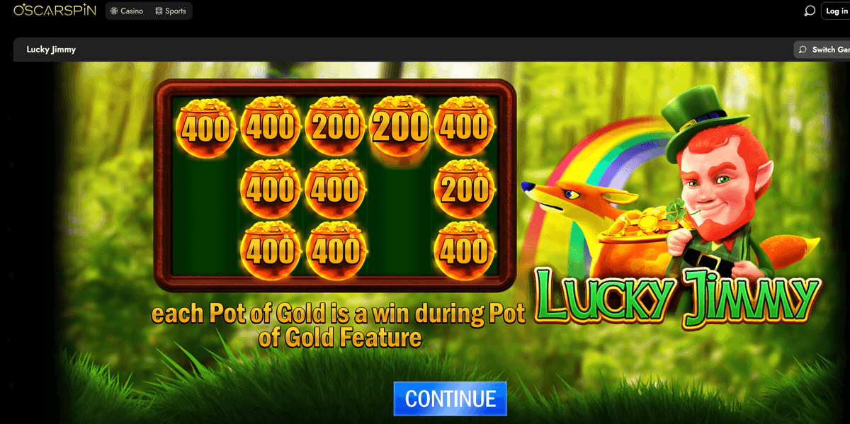 Oscarspin Casino Lucky Jimmy
