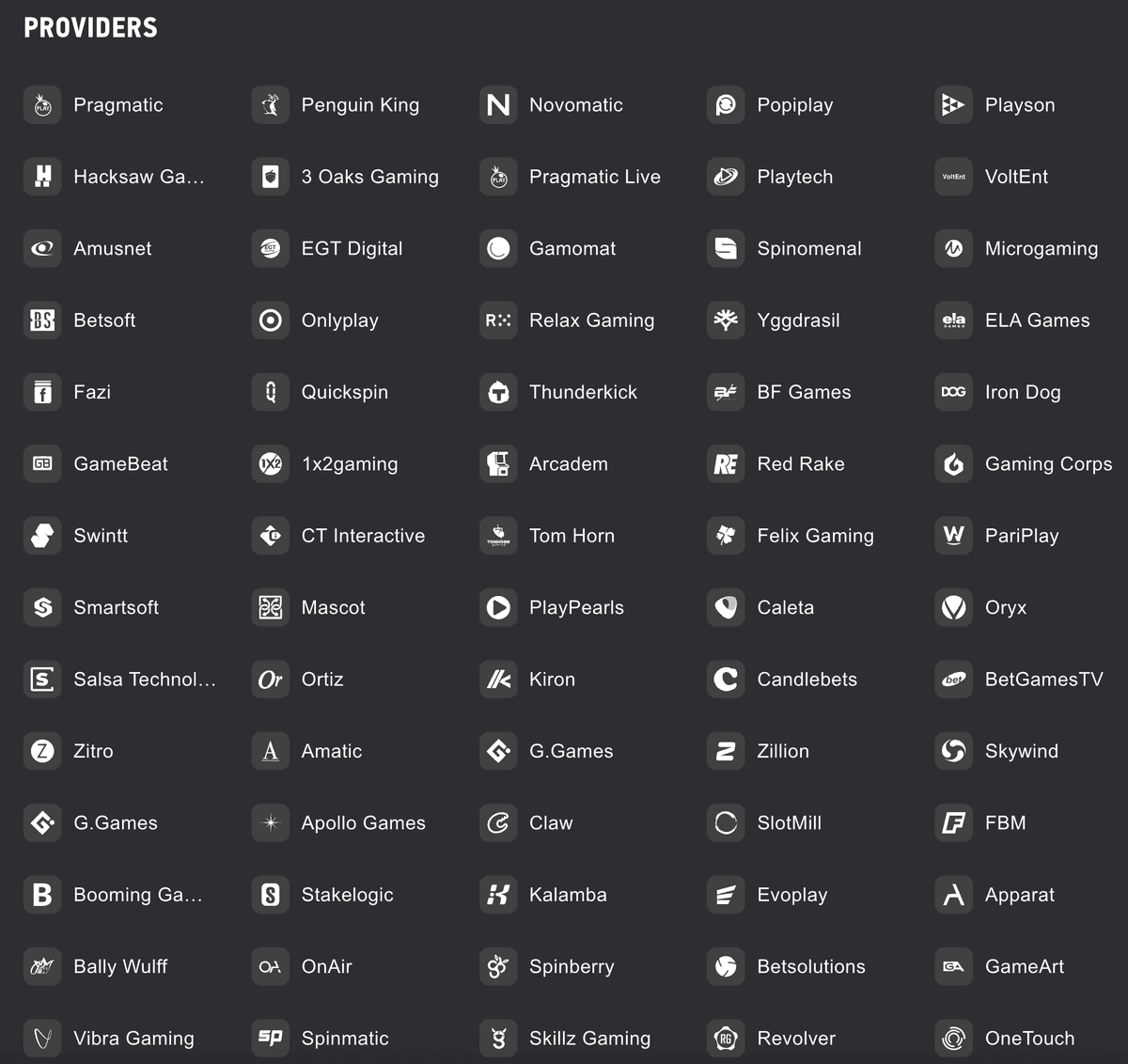 fezbet casino online providers