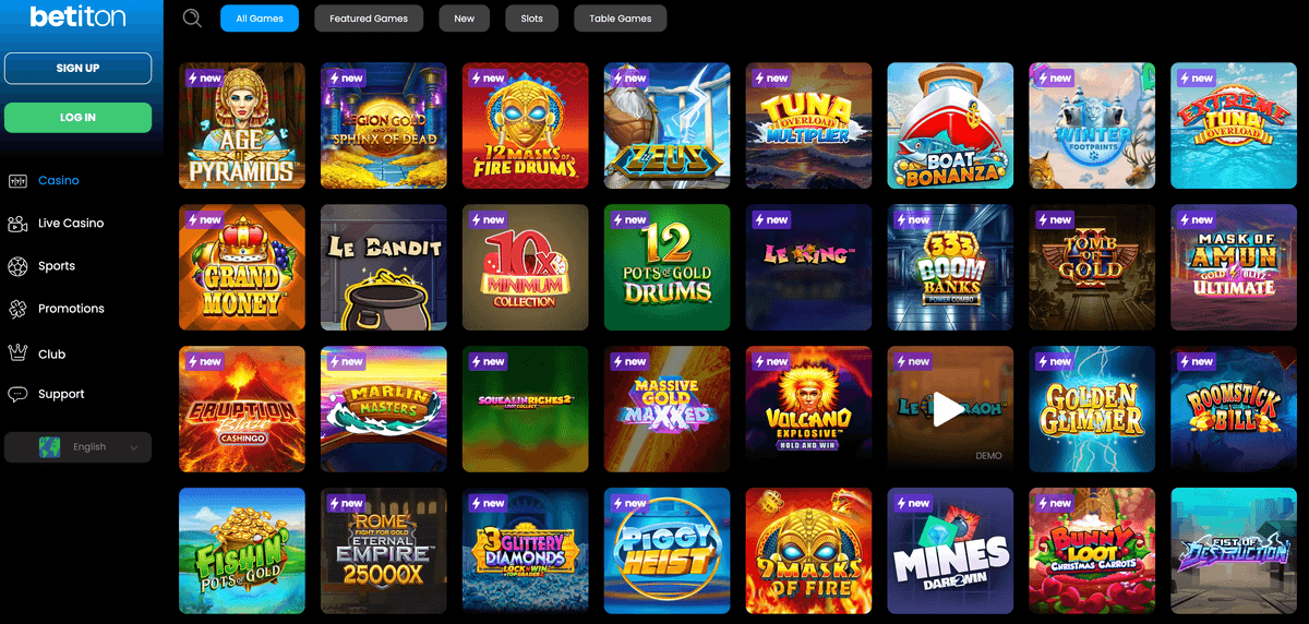 Betiton casino slots
