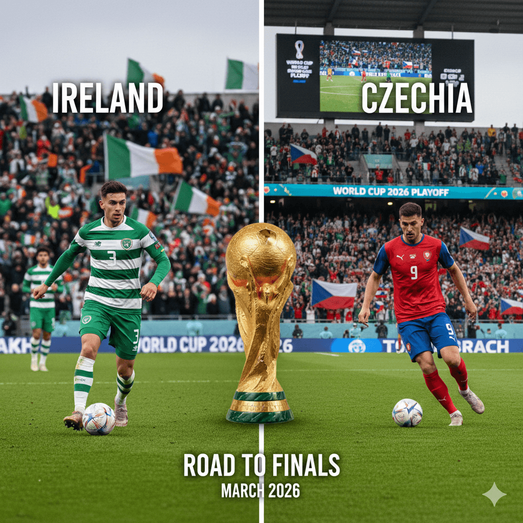 Ireland’s Road to the 2026 World Cup: Current Situation, Next Match vs Czechia, Play-Off Path & Updated Odds