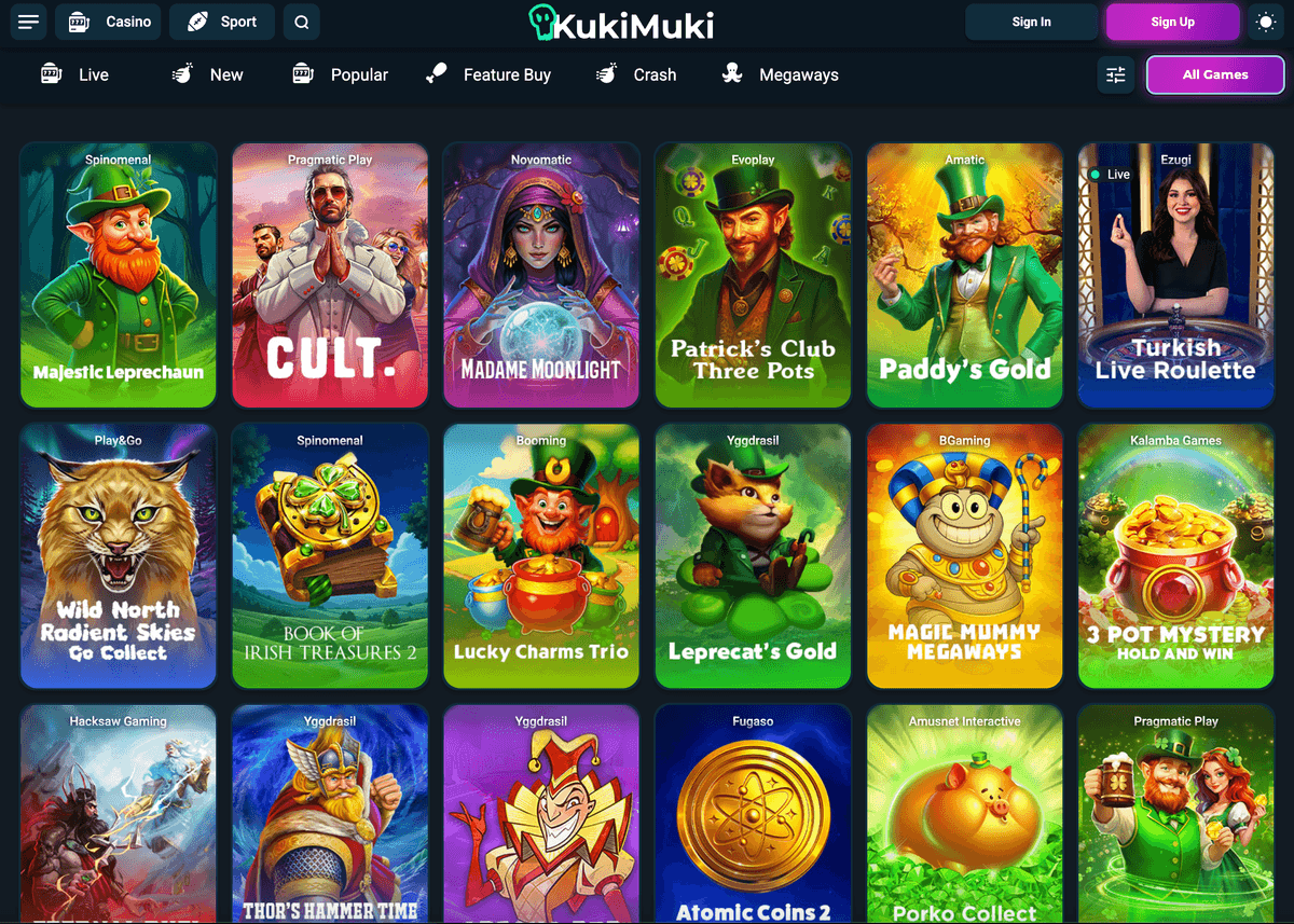 kukimuki casino slots