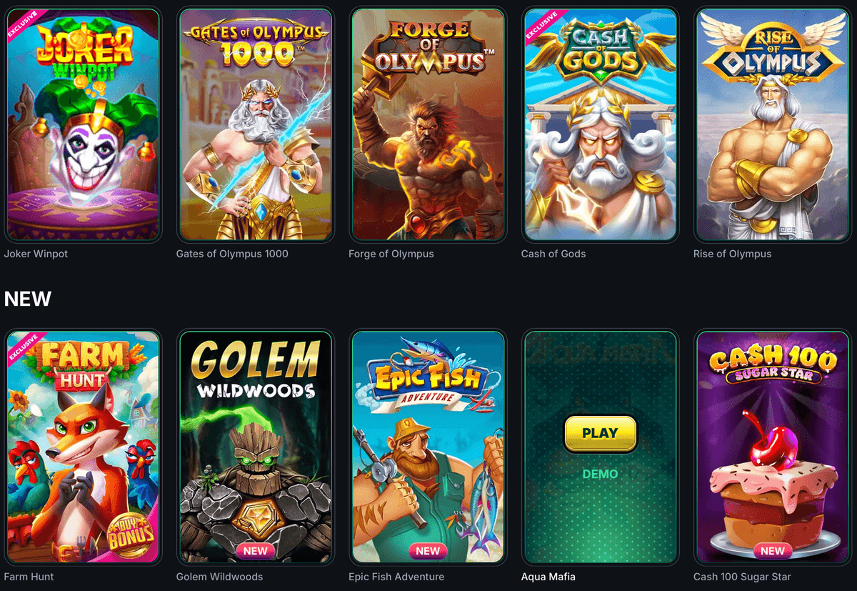 kinbet casino online games