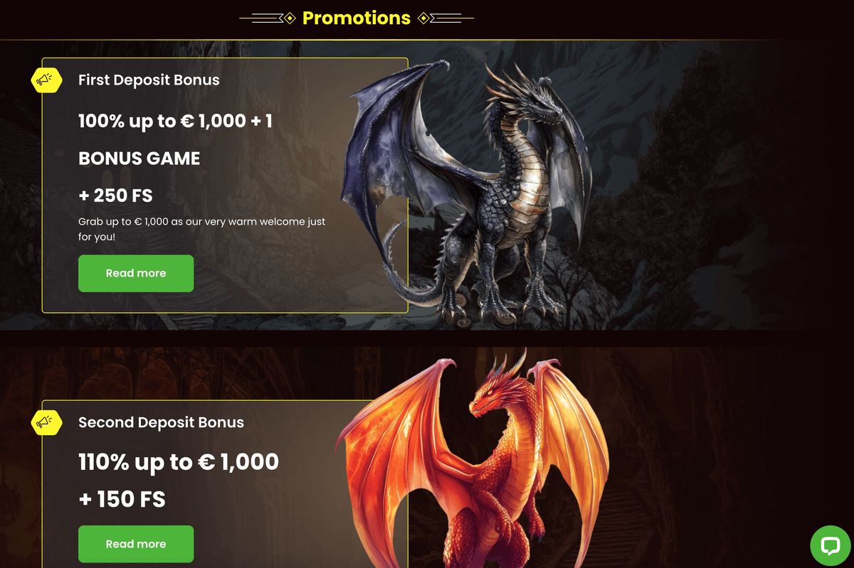 dragonslots casino online bonuses