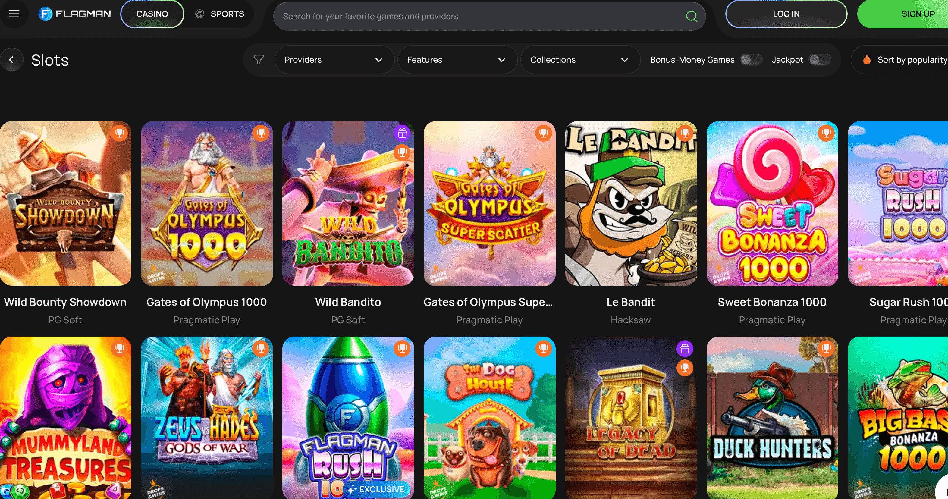 flagman casino online slots