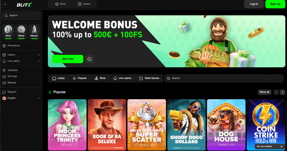 Blitz casino online