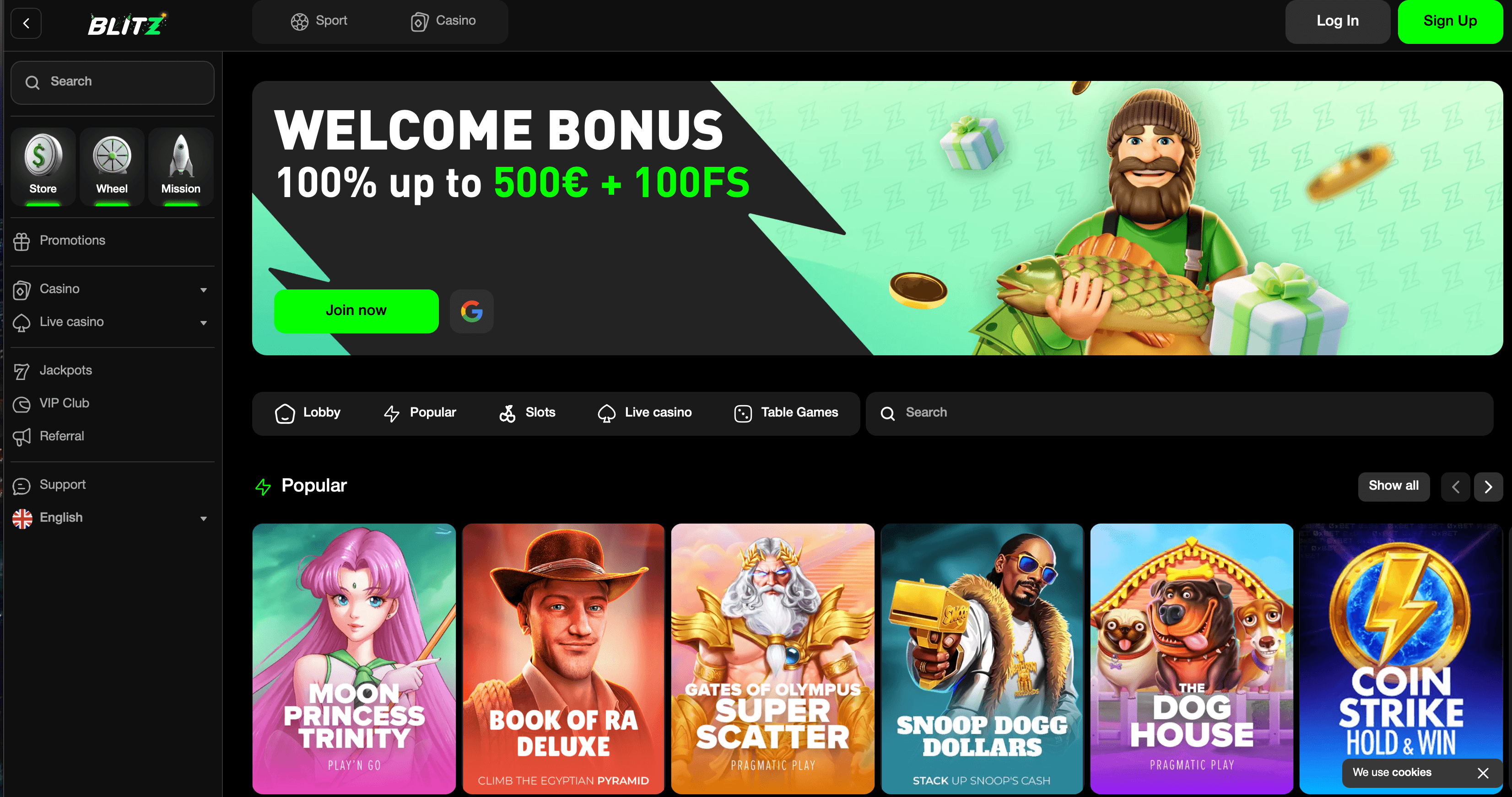 Blitz casino online