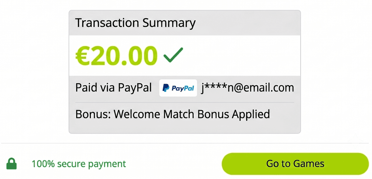 Dream Vegas deposit successful