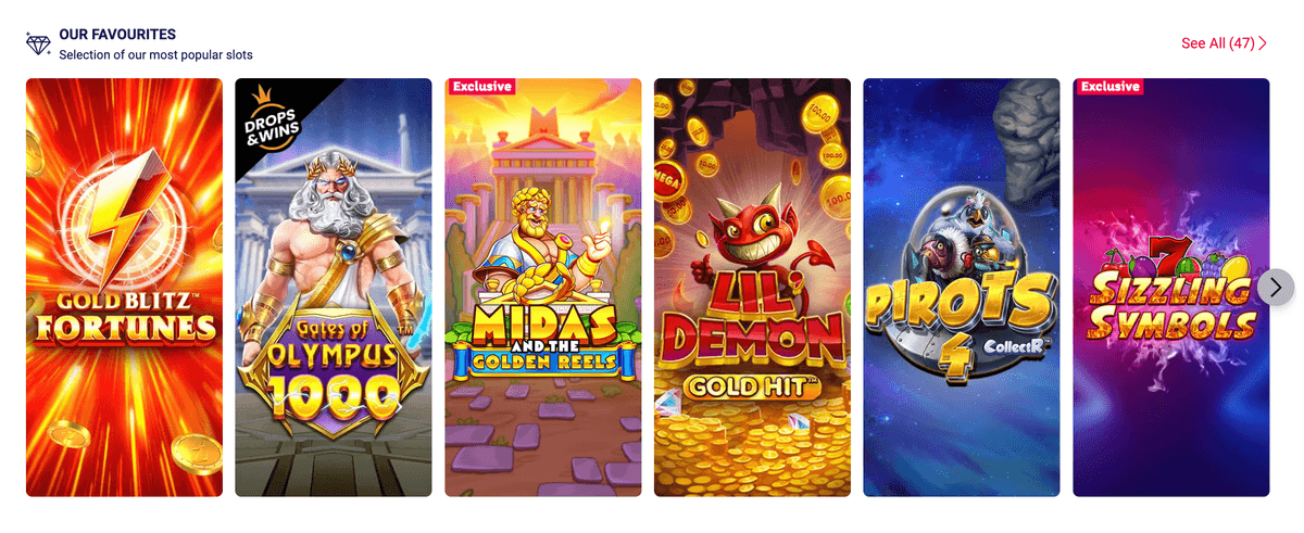 party-casino-top-games