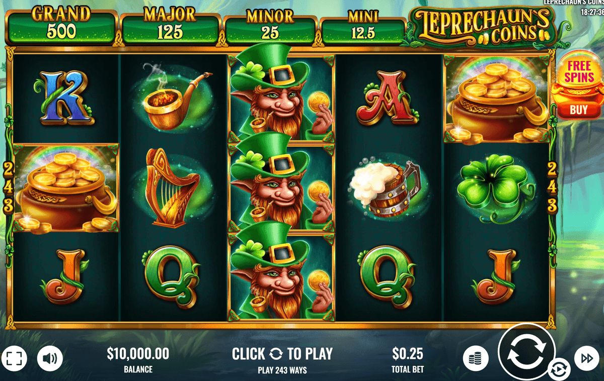 evospin casino Leprechaun-s Coins slot