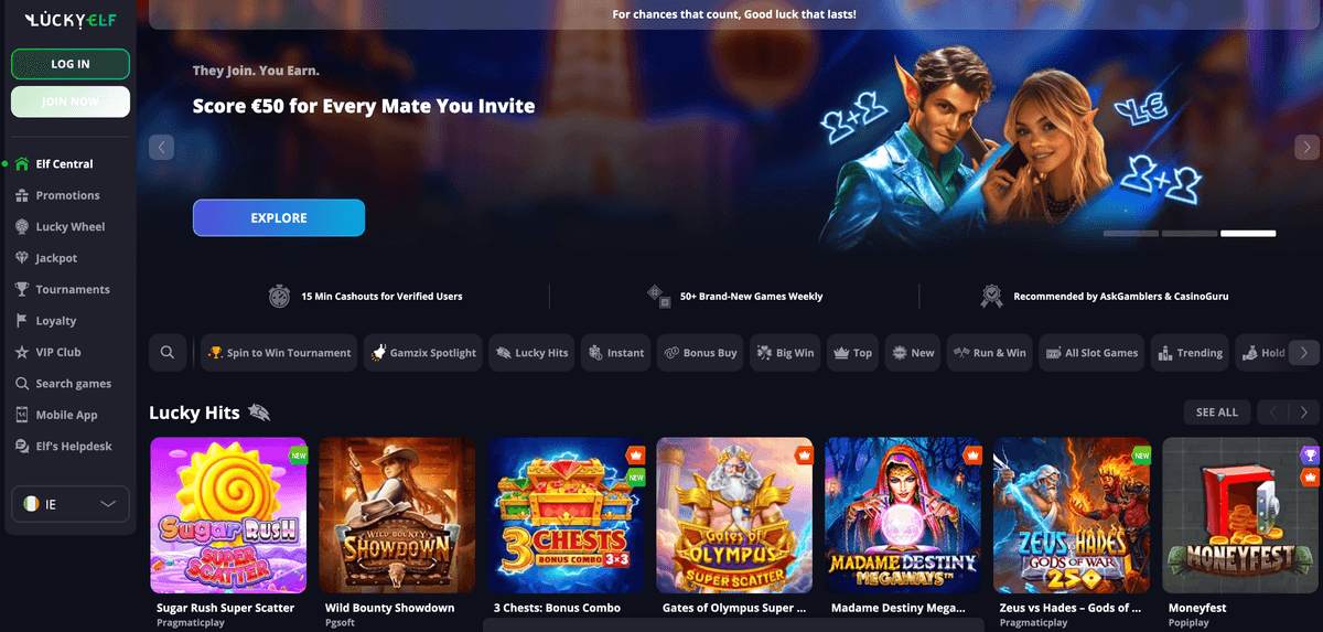 LuckyElf casino online