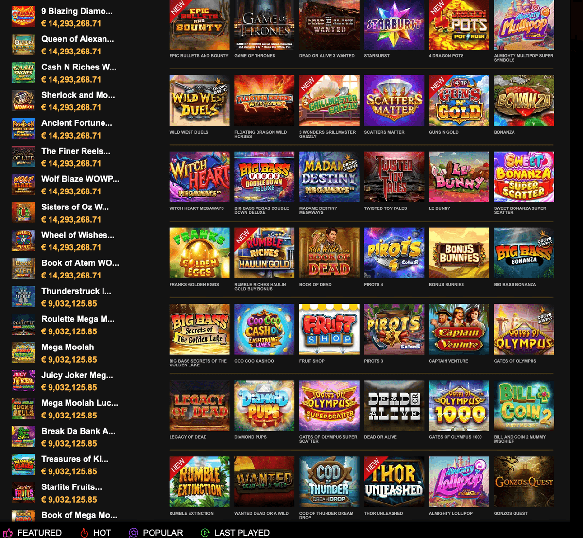 videoslots casino slots