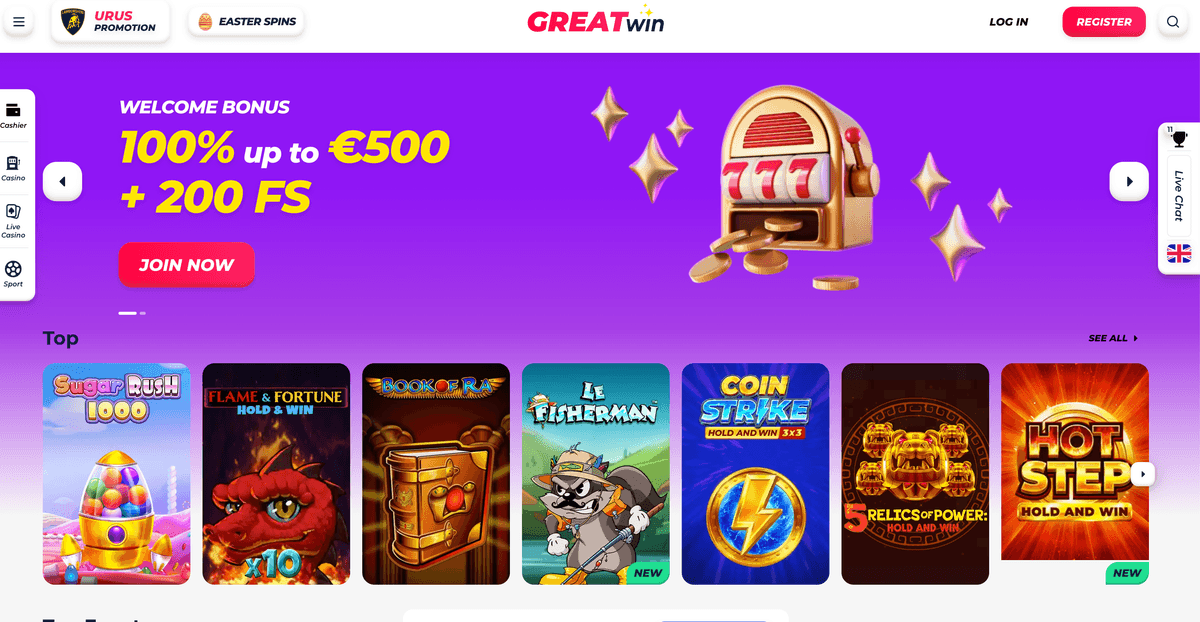 greatwin casino online