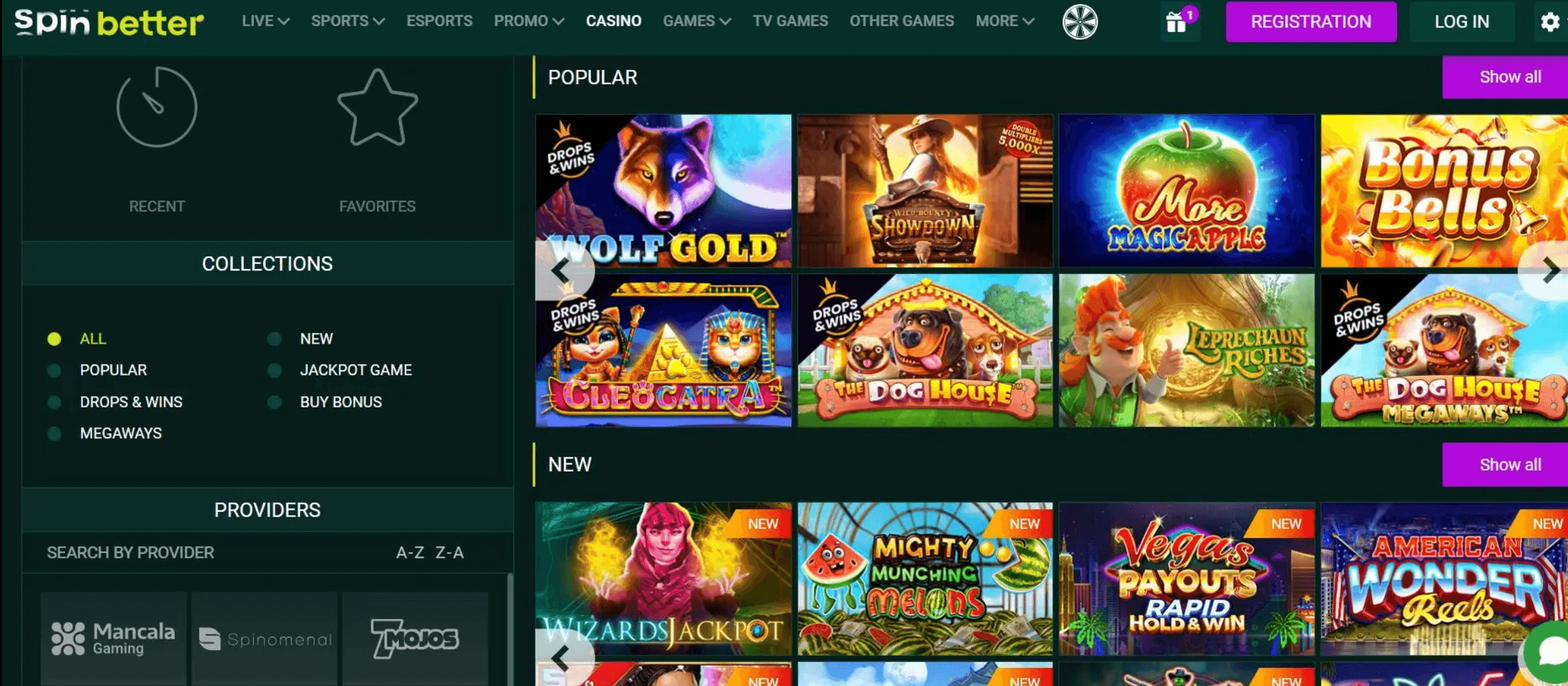 spinbetter online casino