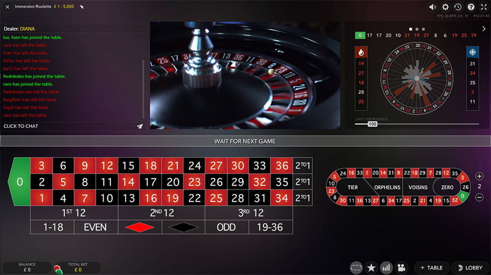 Immersive Roulette Live