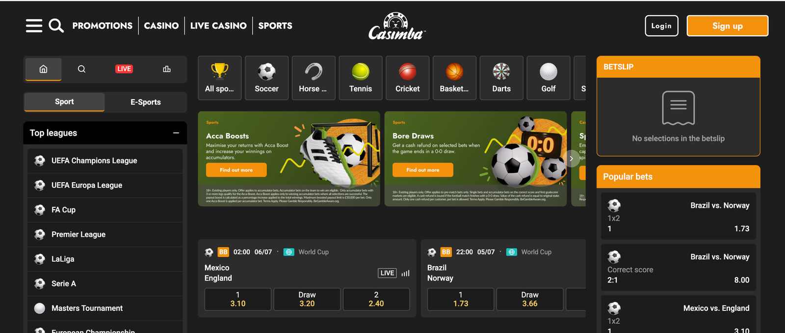 Casimba Betting