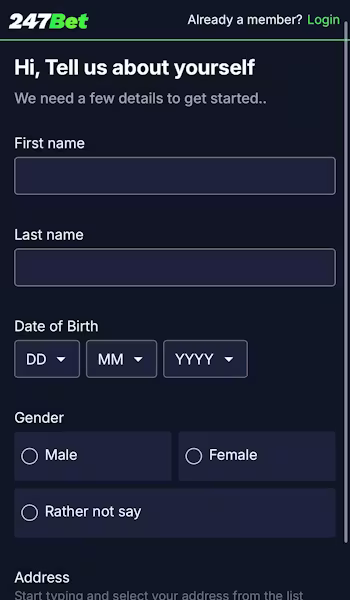 247 Bet fill details