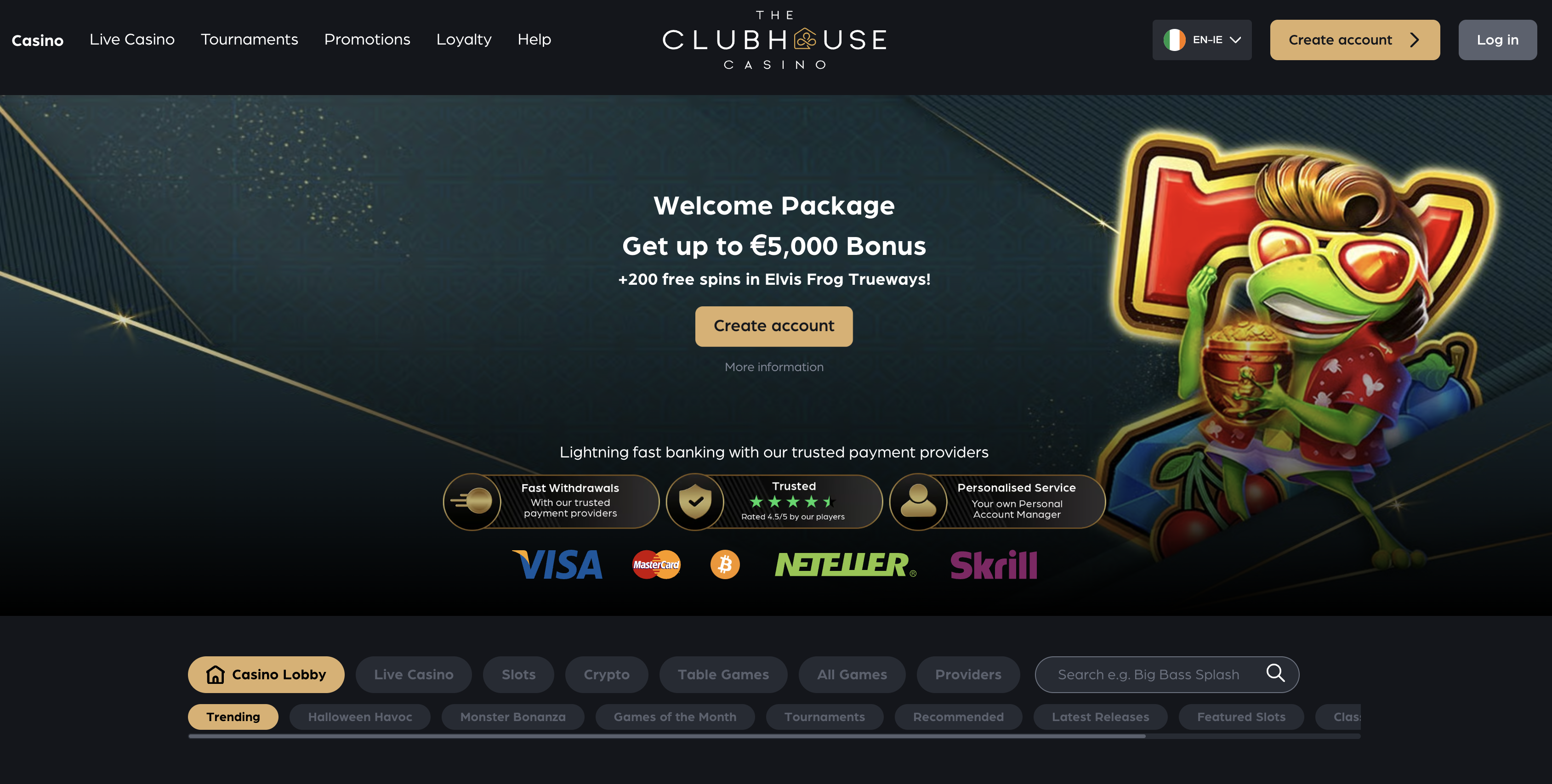 club house casino online