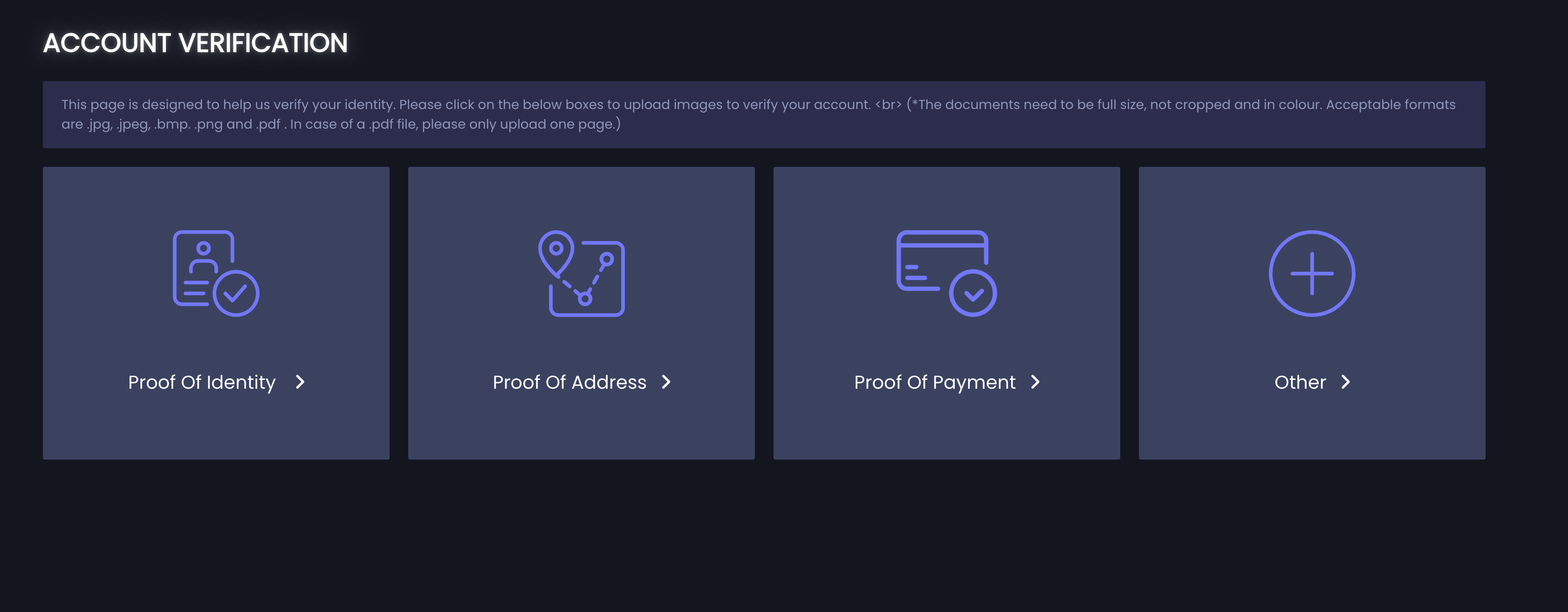 ConquerCasino account verification screen