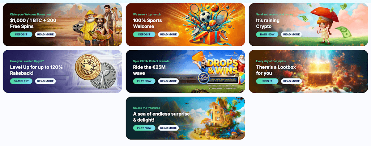 Dailspins bonuses