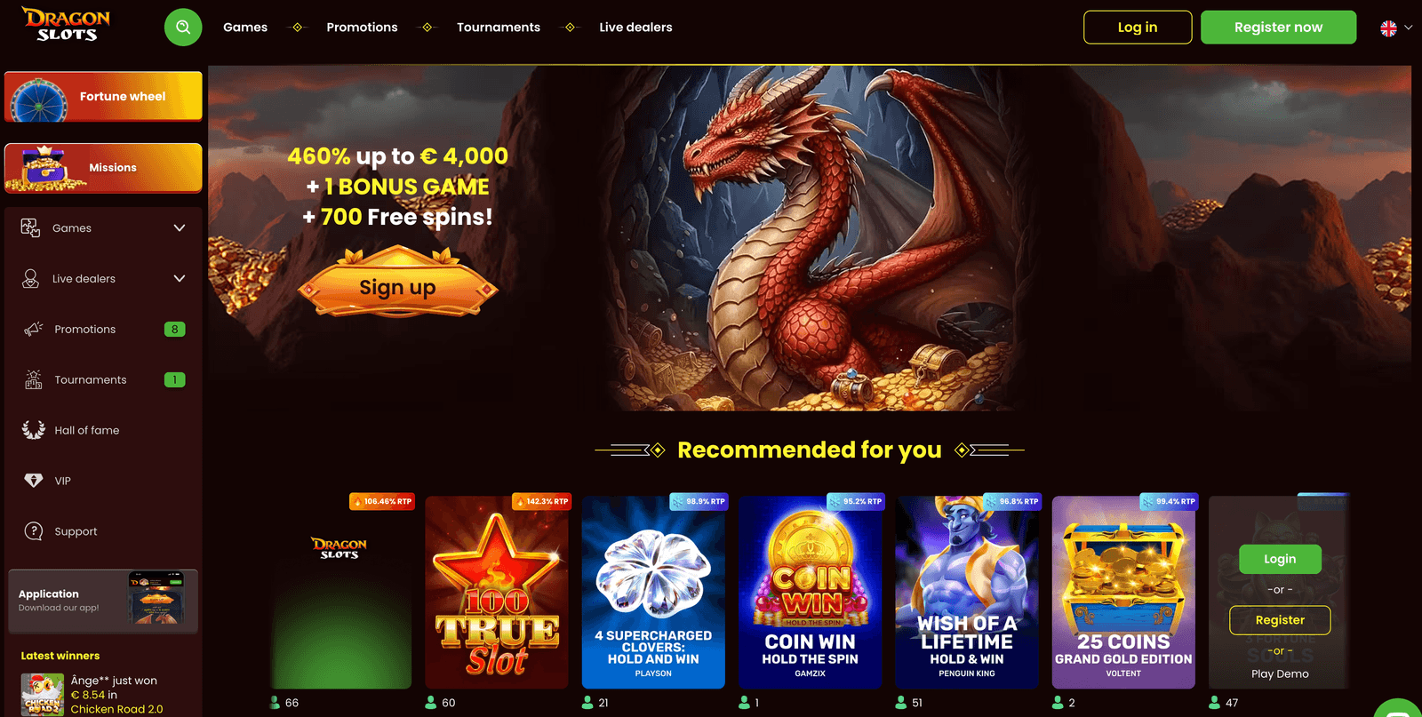 dragonslots casino online