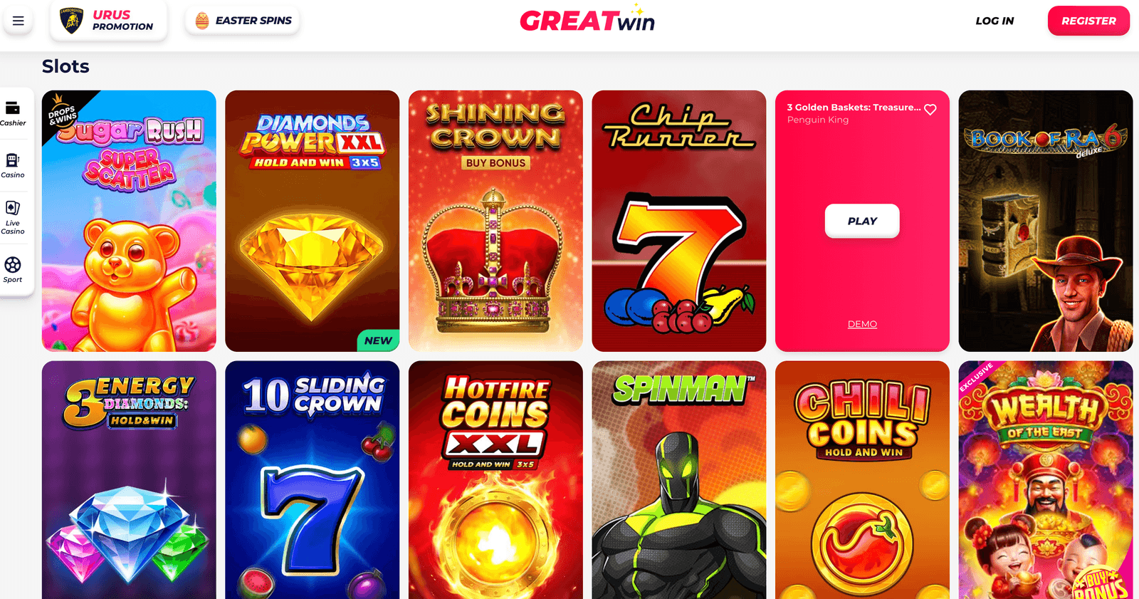 greatwin casino slots