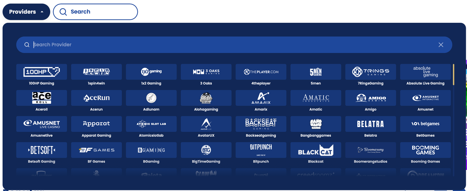 lukki casino online providers