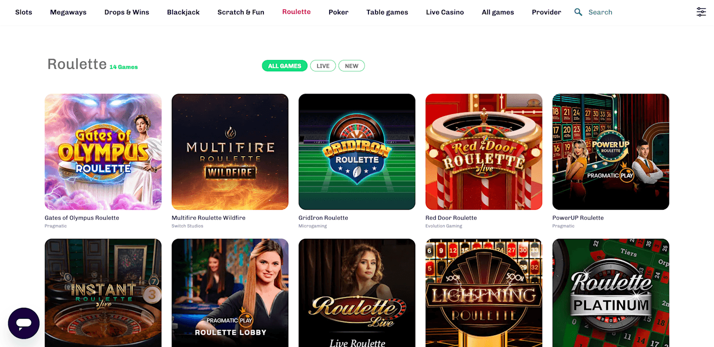 Lumi casino online roulette