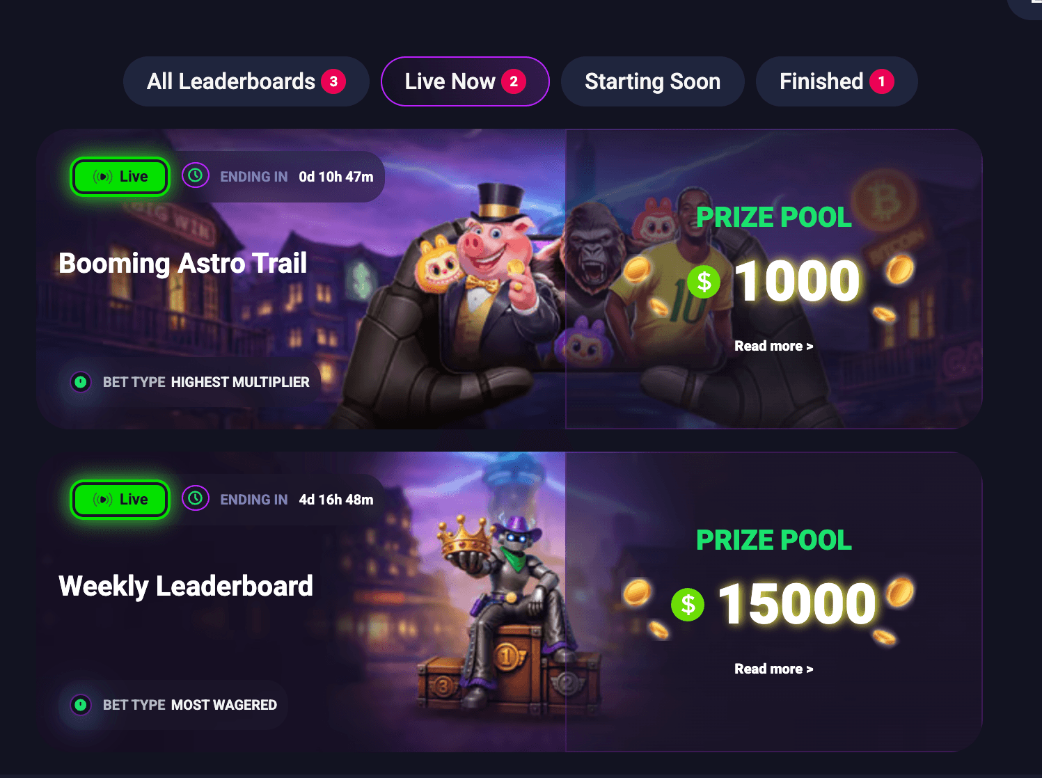 Metaspins jackpots