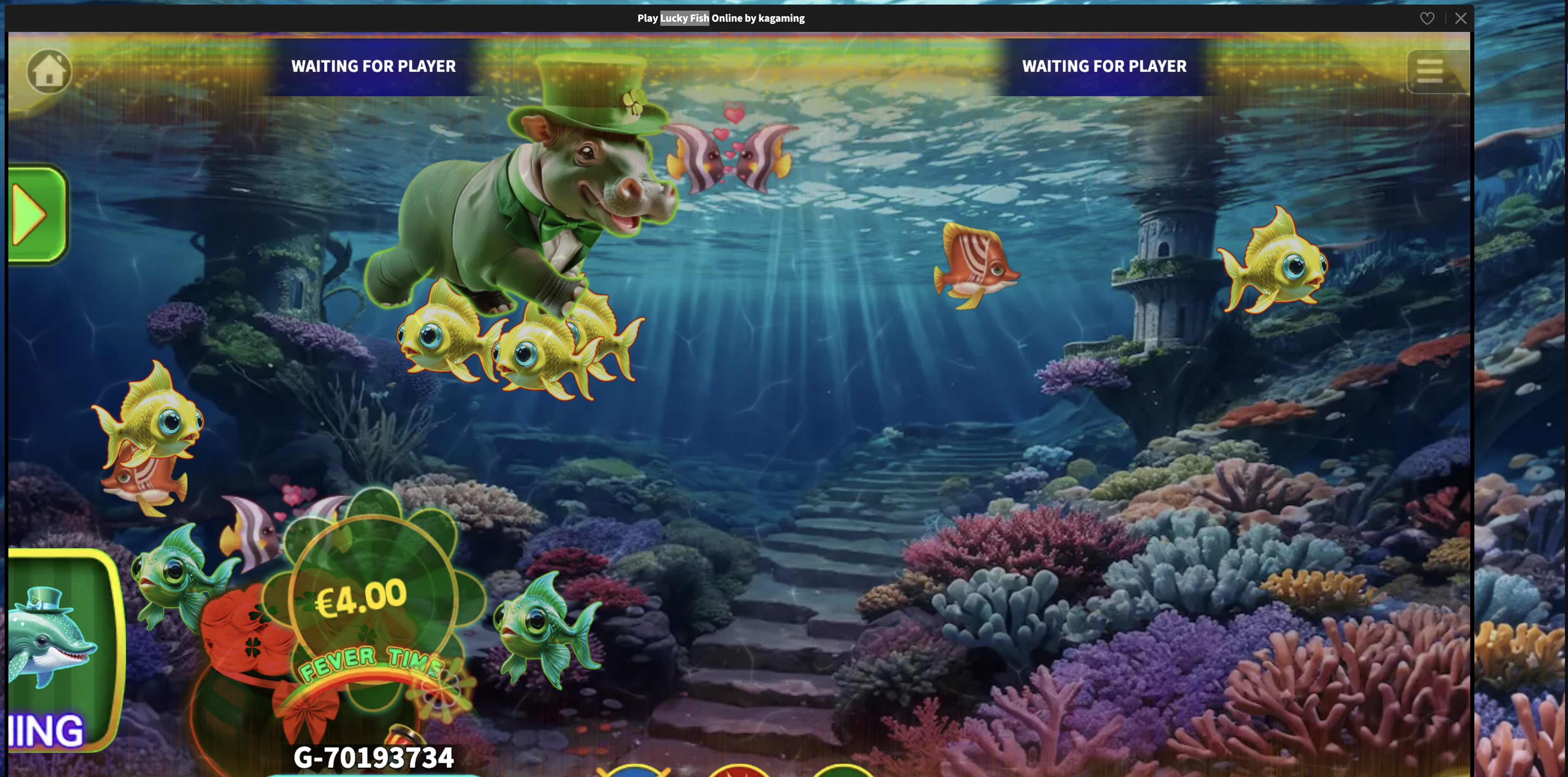 Mirax Casino Lucky Fish / Lucky Flash real-money play from our €1 session