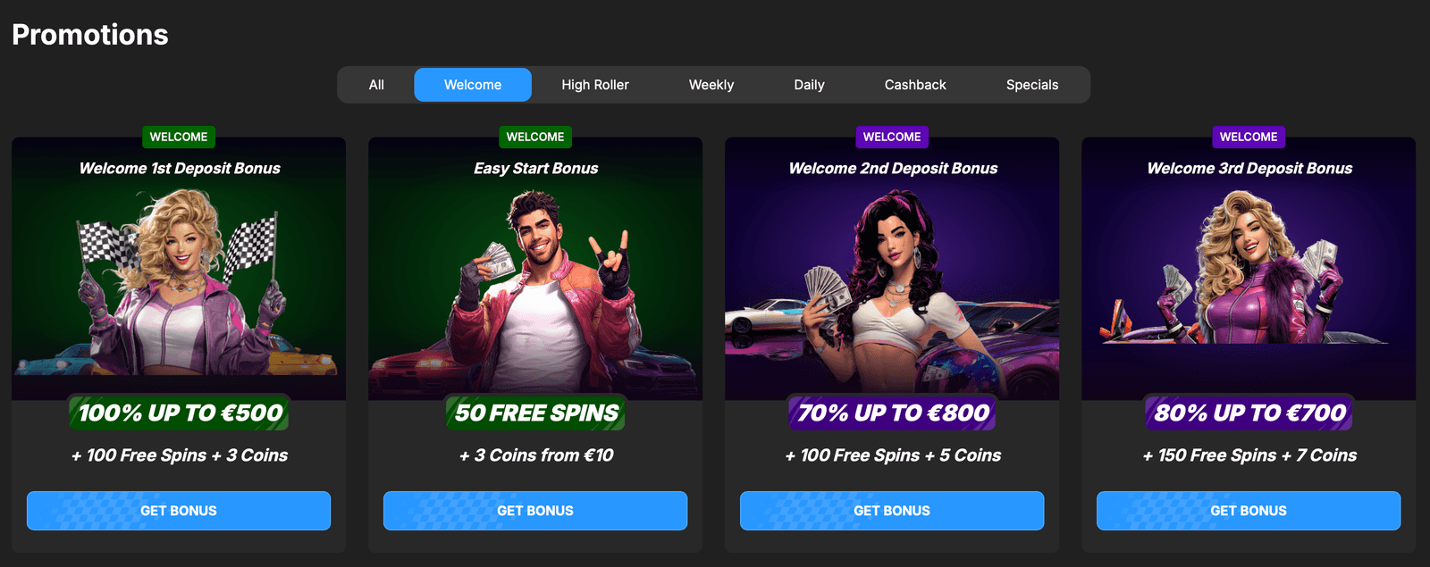 need for spin casino bonuses