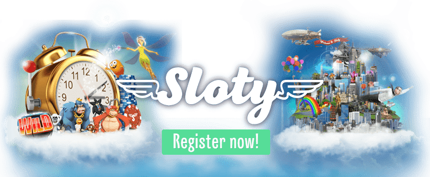 Sloty register banner