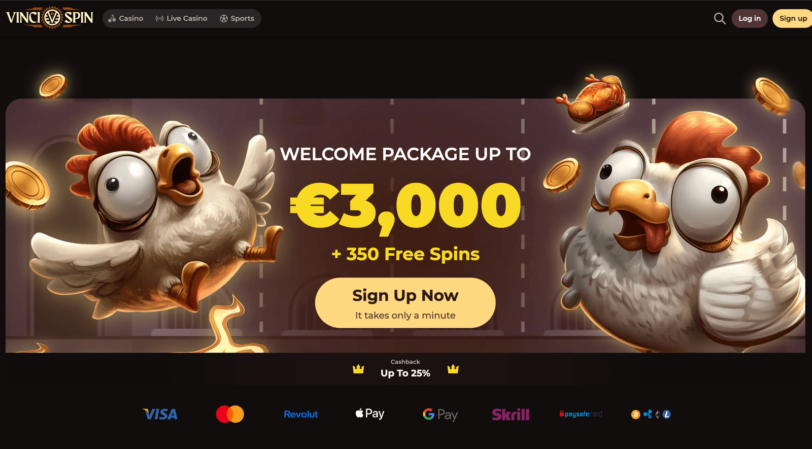 vincispin casino online