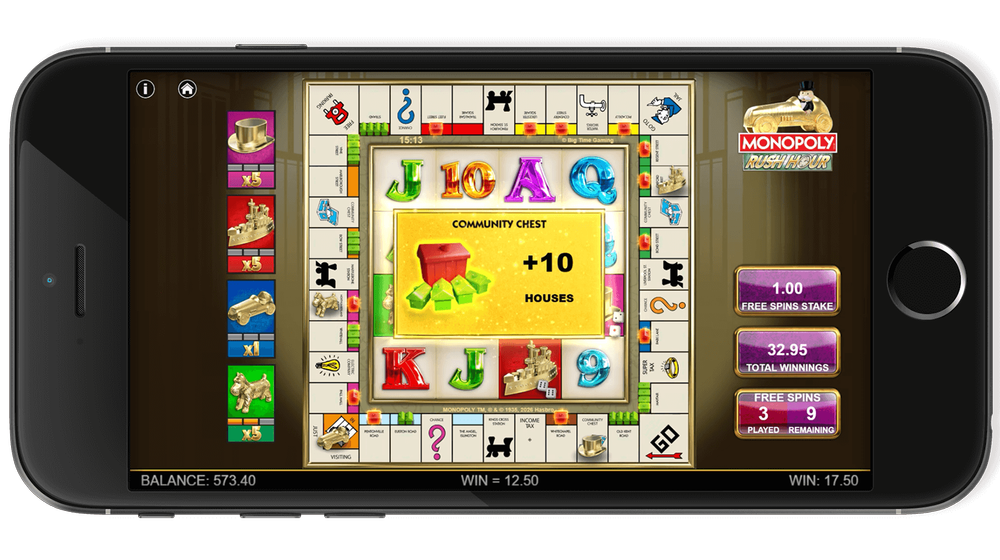 Monopoly Rush Hour slot by Big Time Gaming