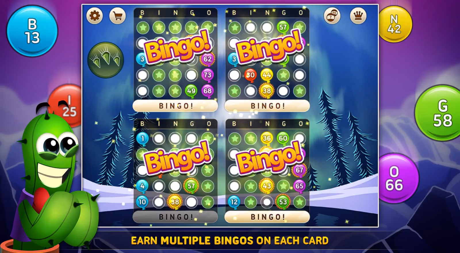 Online bingo multiple cards