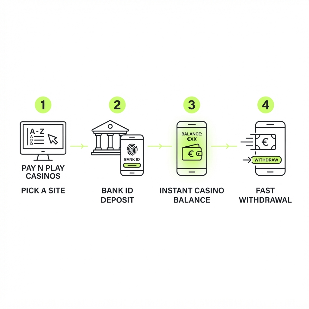 Pay N Play deposit flow from bank ID to casino balance