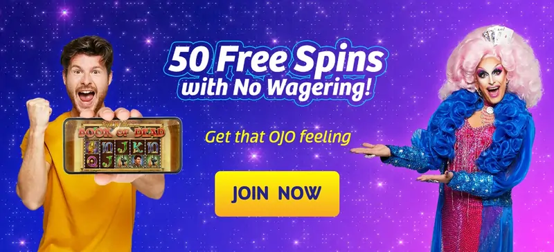 Playojo welcome bonus 50 free spins