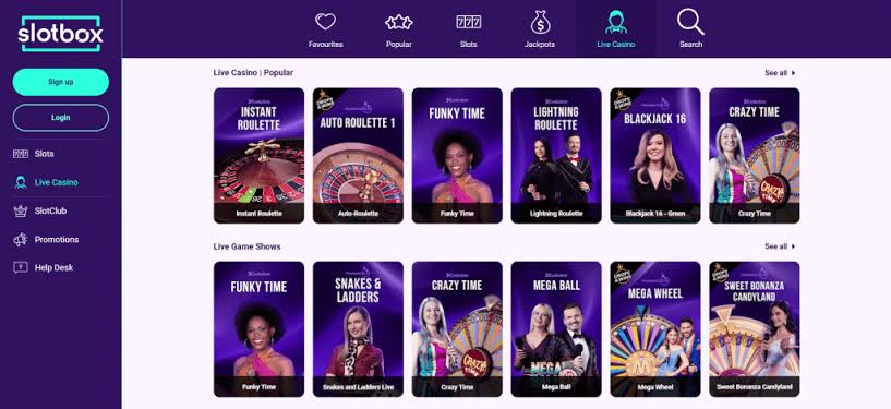 Slotbox roulette options